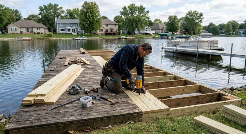 Dock Wood Replacement in Roswell, GA