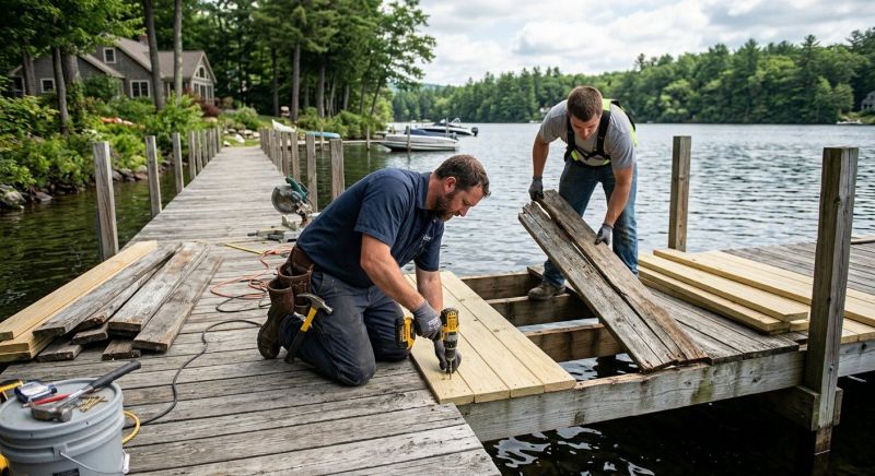 Dock Wood Replacement in Alpharetta, GA