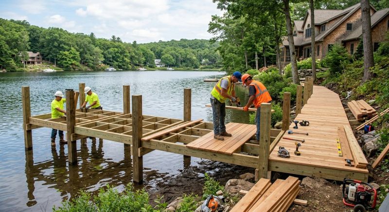 Pond Dock Construction in Denver, CO