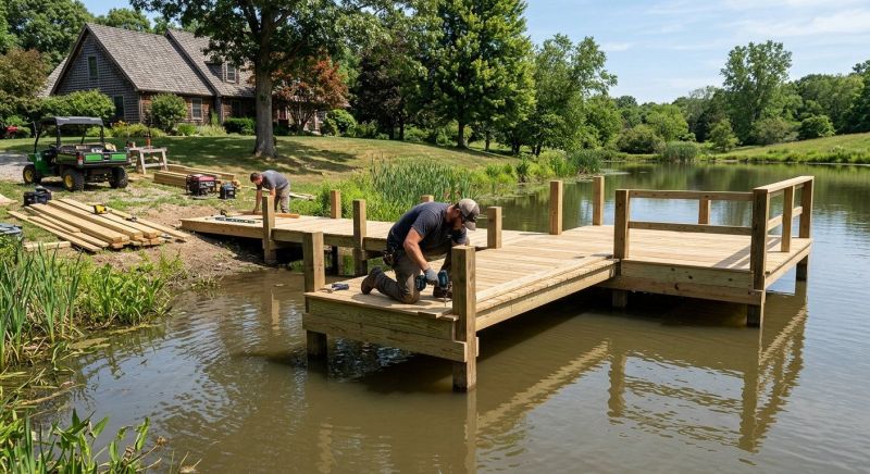 Water Dock Installation in Roswell, GA