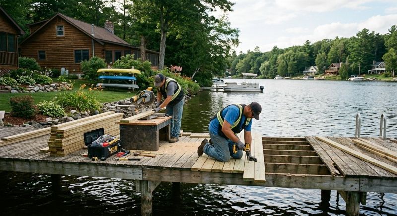 Wood Dock Repair in Littleton, CO