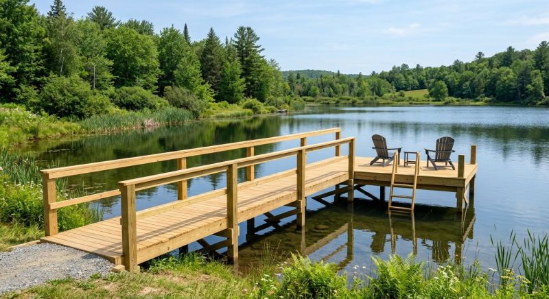Pond Dock Installation in Denver, CO